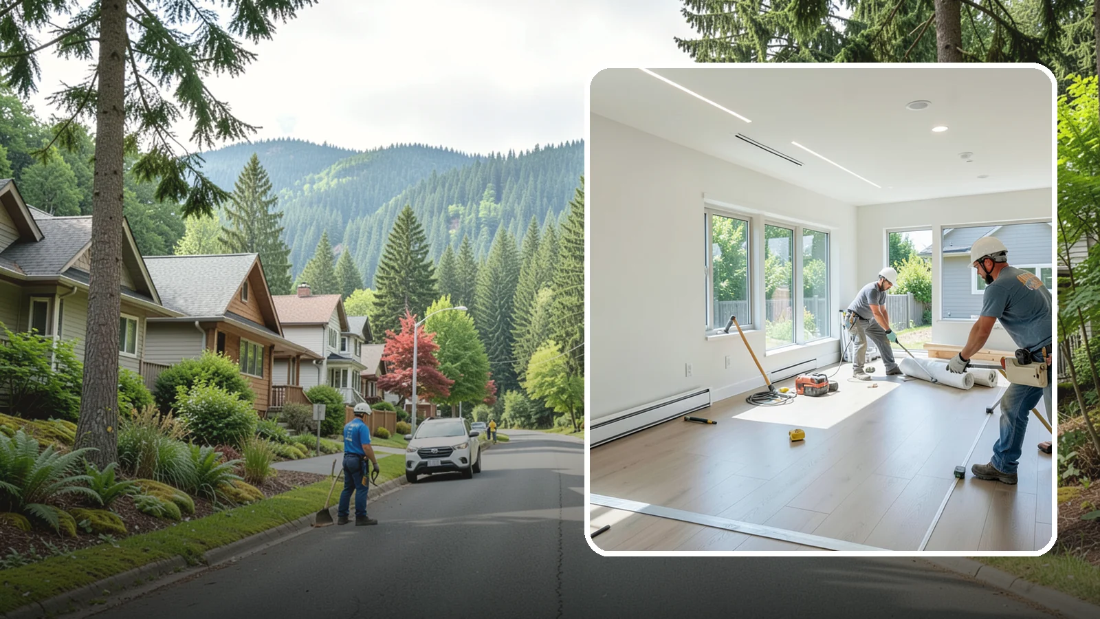 Tenant Improvement in Darrington, Snohomish County, WA - Build-out of leased commercial space to fit a new tenant's operations and brand.