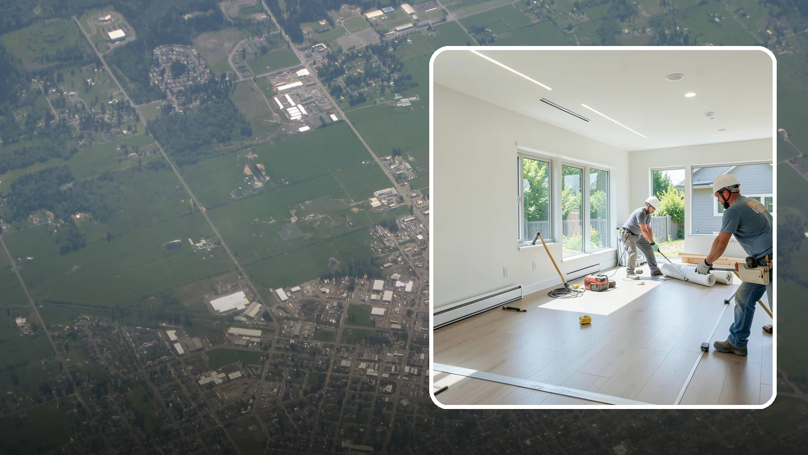 Tenant Improvement in Enumclaw, King County, WA - Build-out of leased commercial space to fit a new tenant's operations and brand.