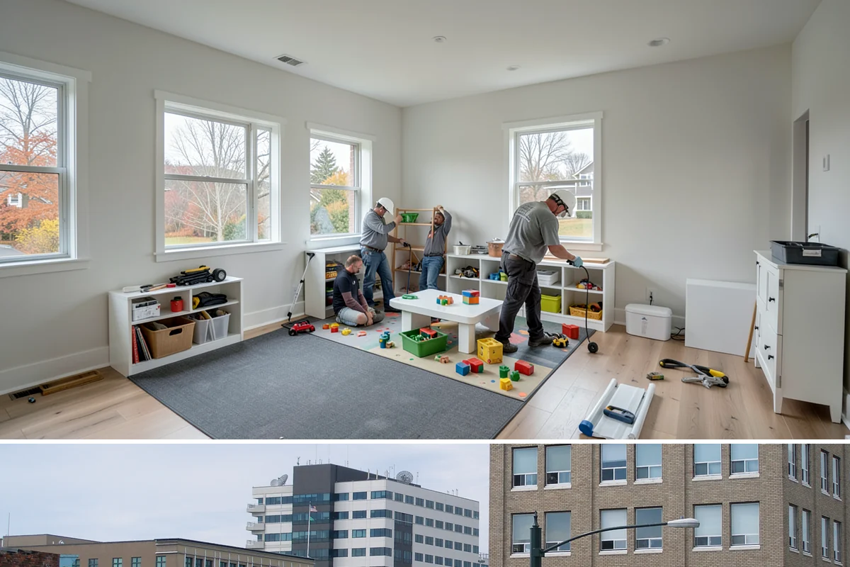 Tenant Improvement in Everett, Snohomish County, WA - Because the work is interior, tenant improvements proceed on your lease timeline regardless of season.