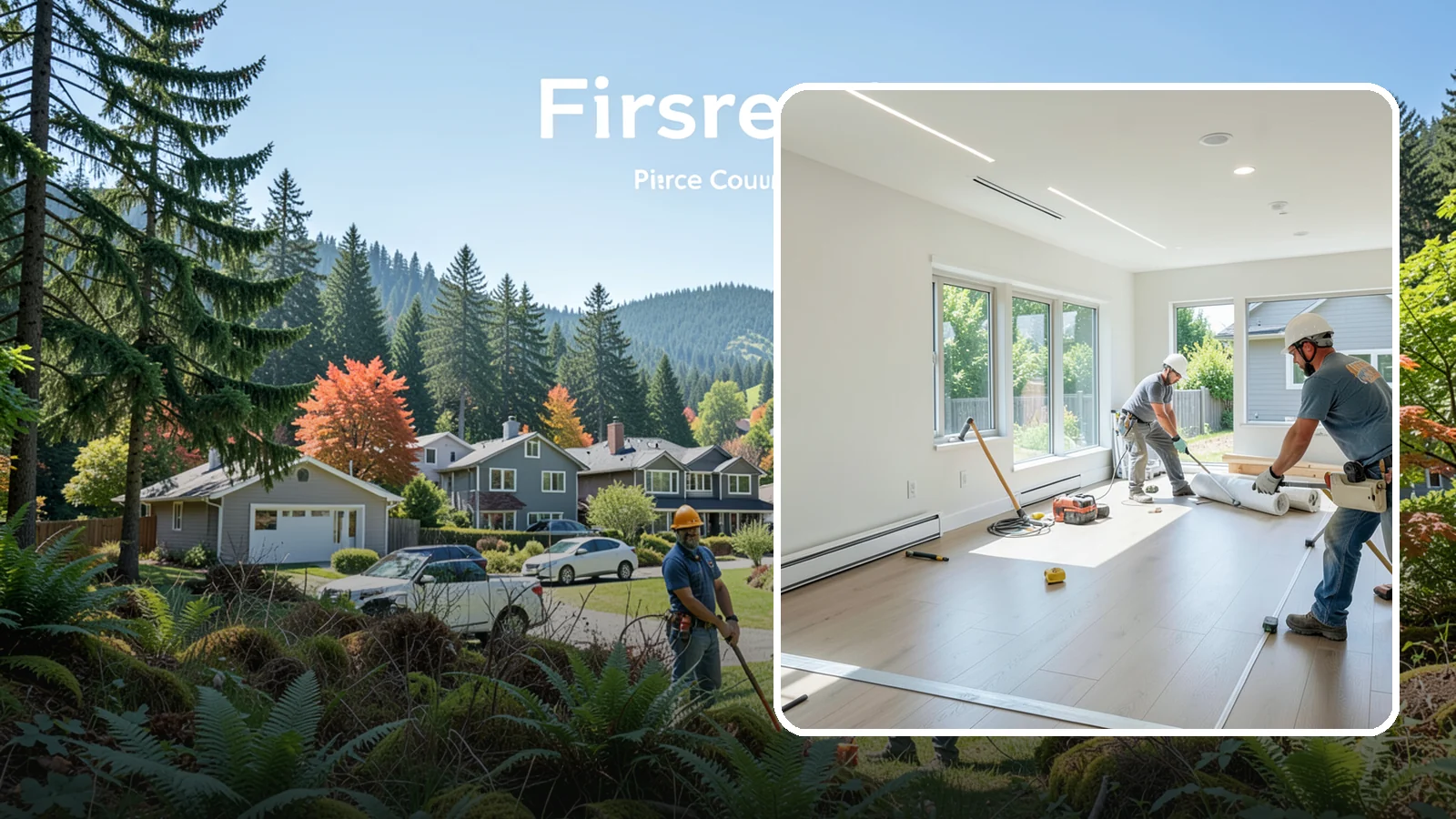 Tenant Improvement in Fircrest, Pierce County, WA - Build-out of leased commercial space to fit a new tenant's operations and brand.