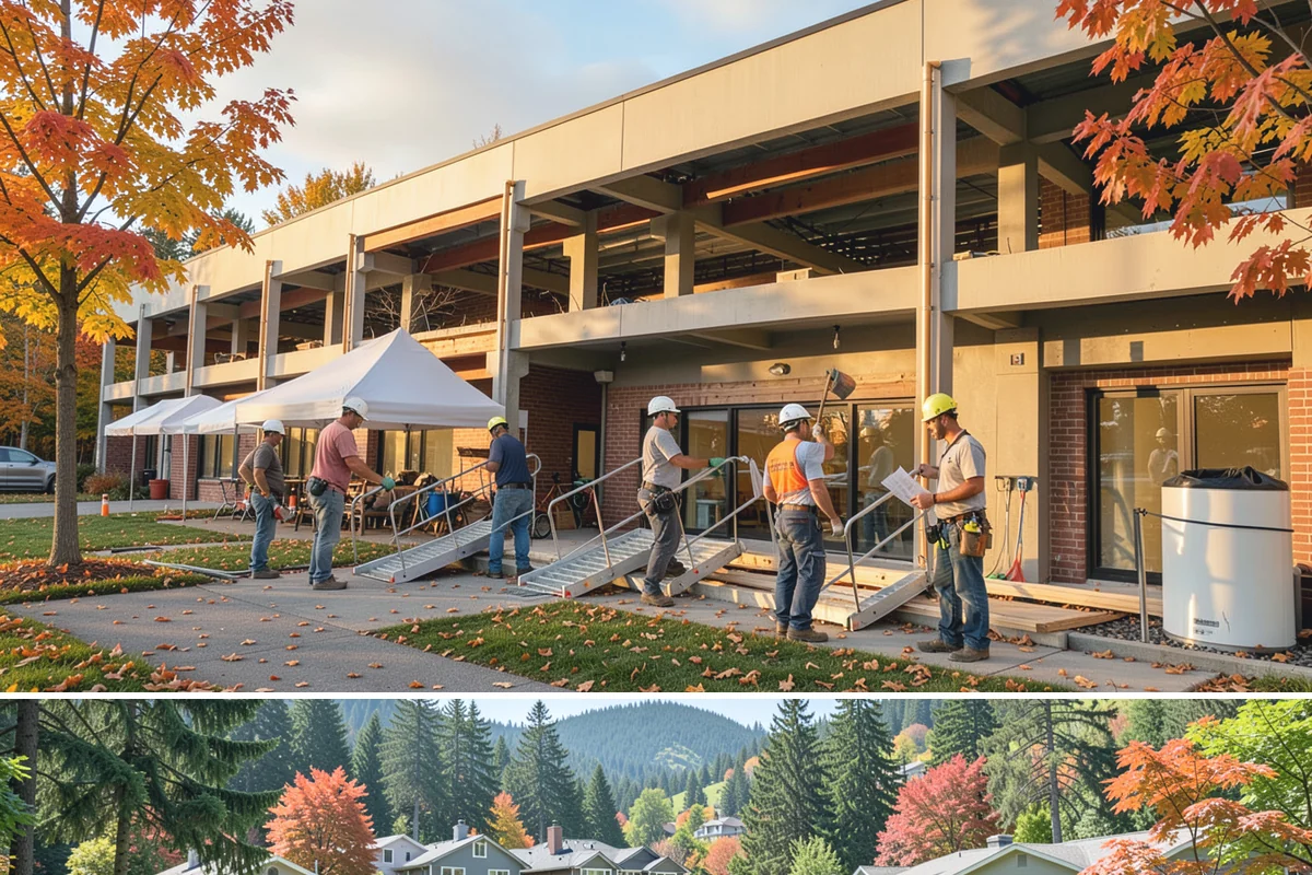 Tenant Improvement in Fircrest, Pierce County, WA - Because the work is interior, tenant improvements proceed on your lease timeline regardless of season.