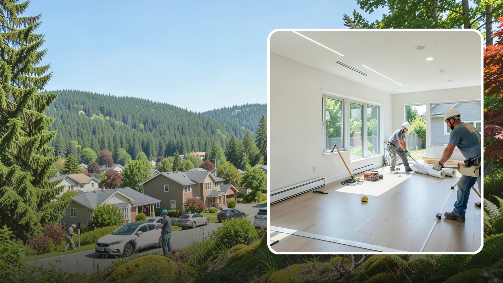 Tenant Improvement in Index, Snohomish County, WA - Build-out of leased commercial space to fit a new tenant's operations and brand.