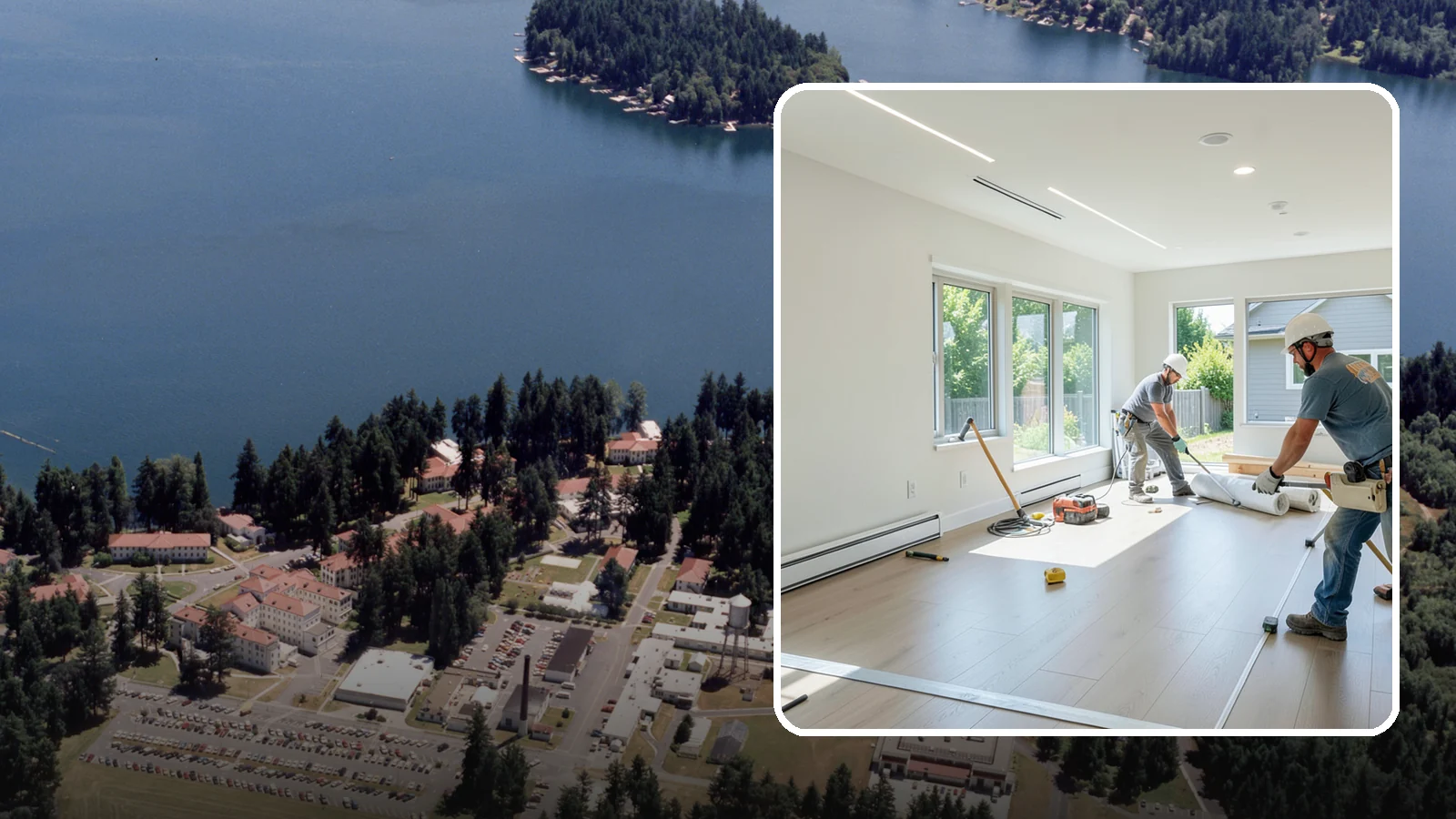 Tenant Improvement in Lakewood, Pierce County, WA - Build-out of leased commercial space to fit a new tenant's operations and brand.