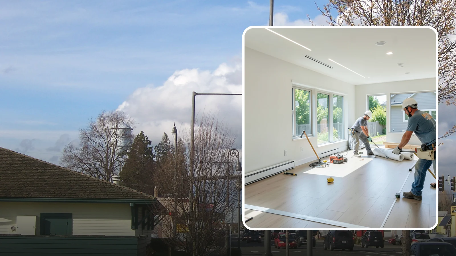 Tenant Improvement in Marysville, Snohomish County, WA - Build-out of leased commercial space to fit a new tenant's operations and brand.