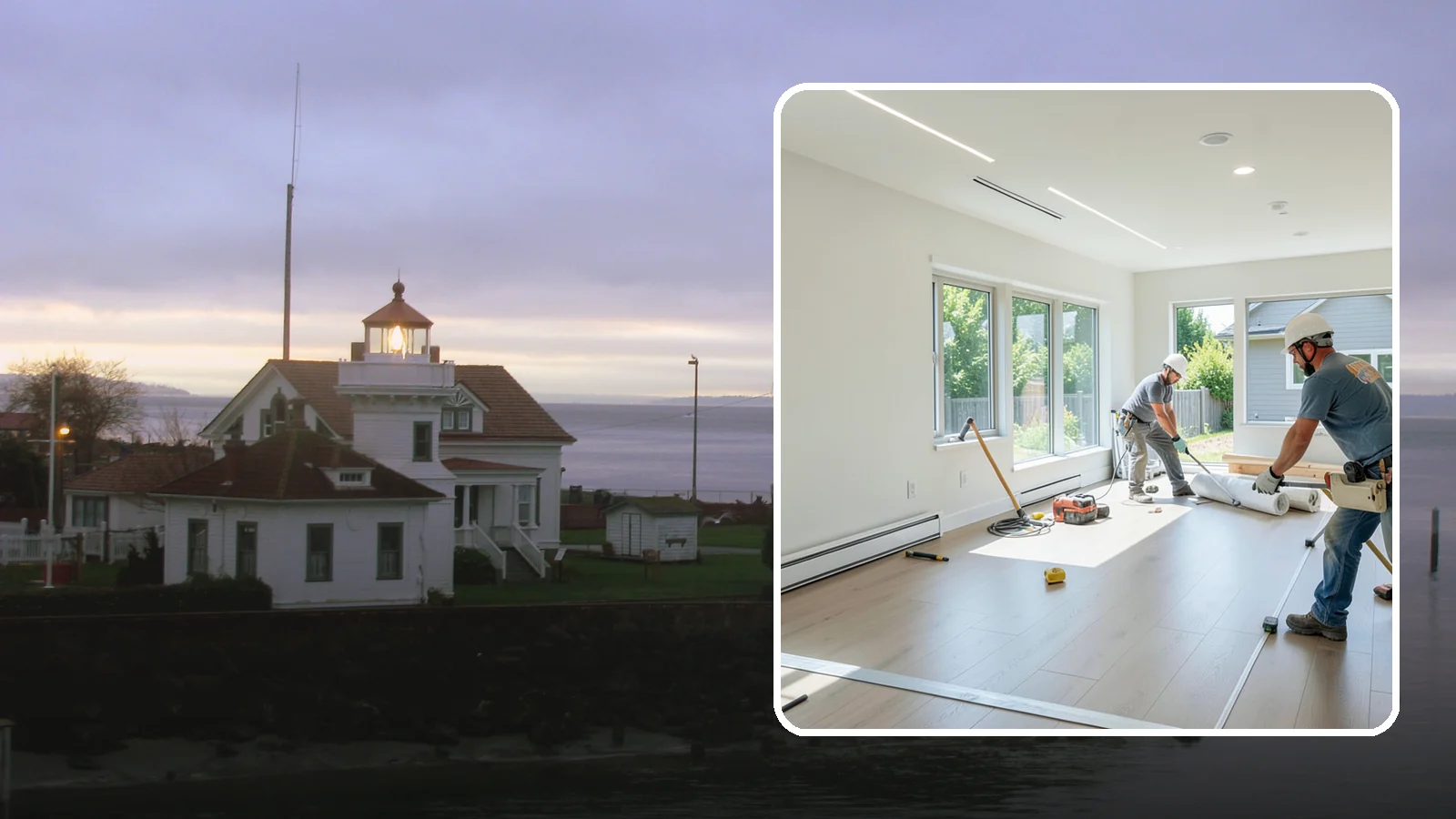 Tenant Improvement in Mukilteo, Snohomish County, WA - Build-out of leased commercial space to fit a new tenant's operations and brand.