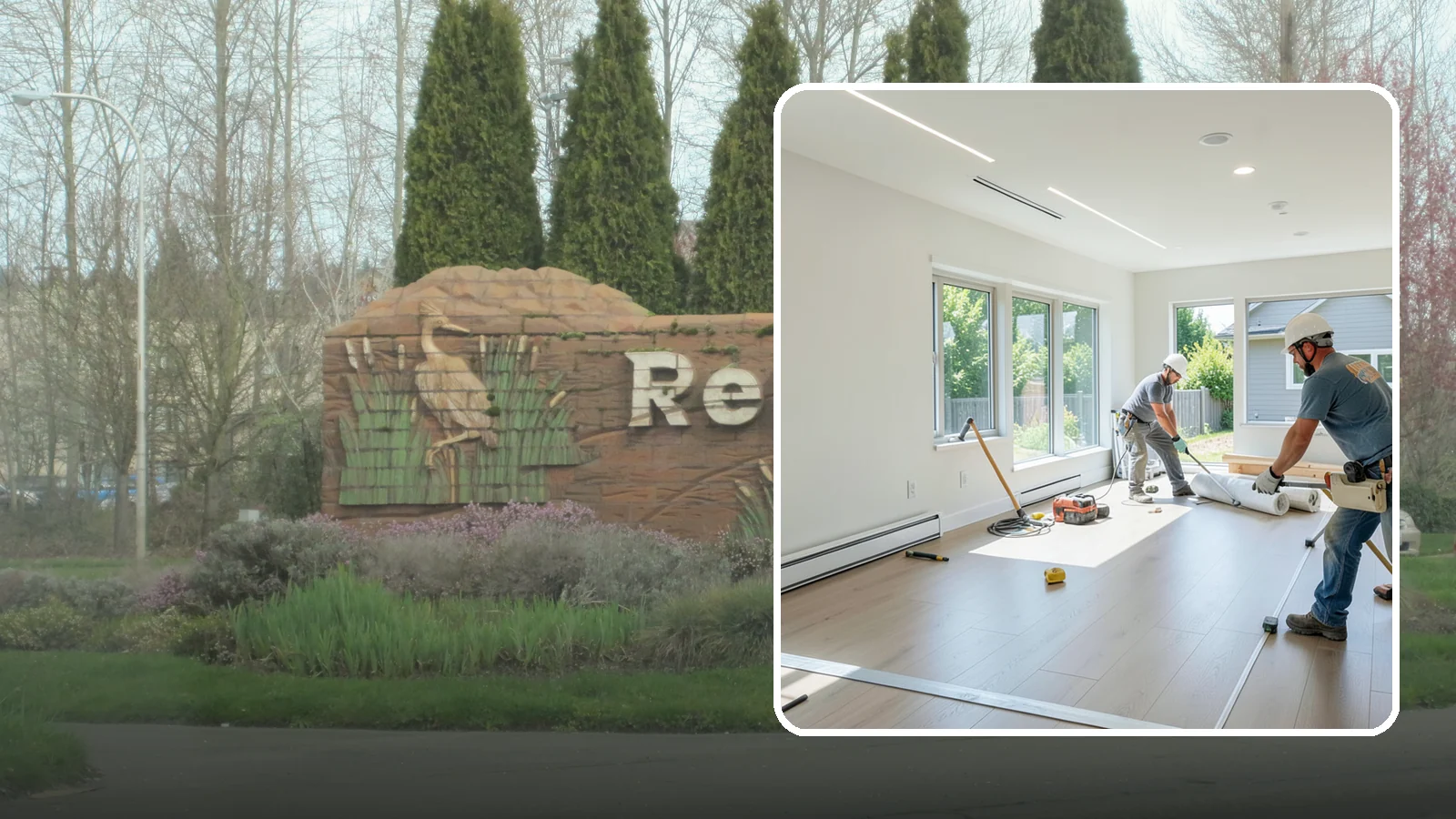 Tenant Improvement in Renton, King County, WA - Build-out of leased commercial space to fit a new tenant's operations and brand.