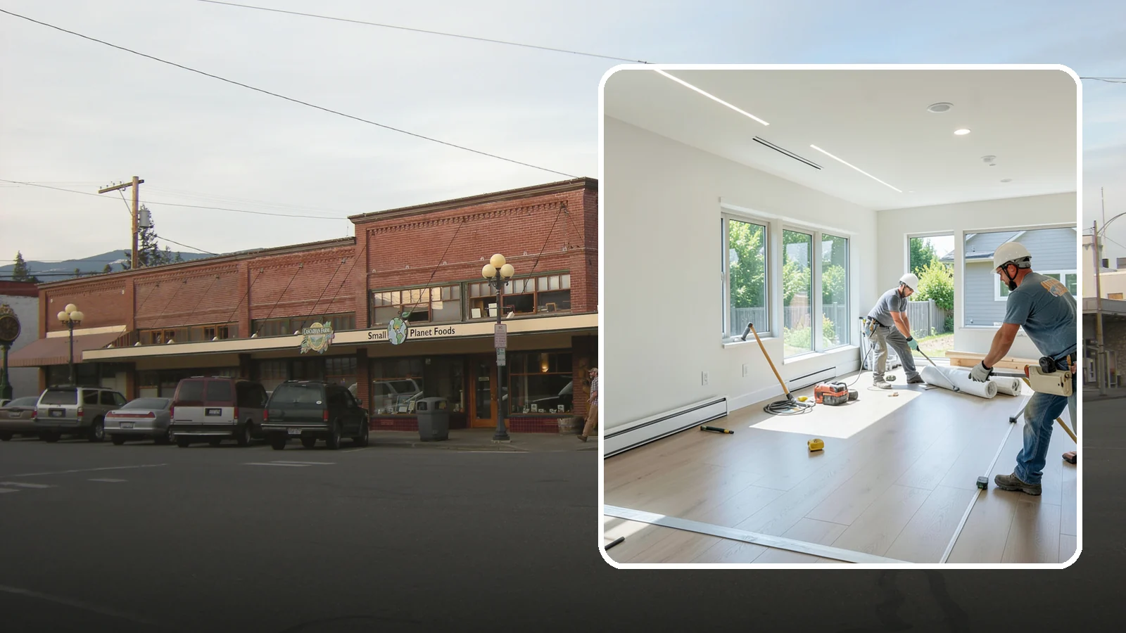Tenant Improvement in Sedro-Woolley, Skagit County, WA - Build-out of leased commercial space to fit a new tenant's operations and brand.