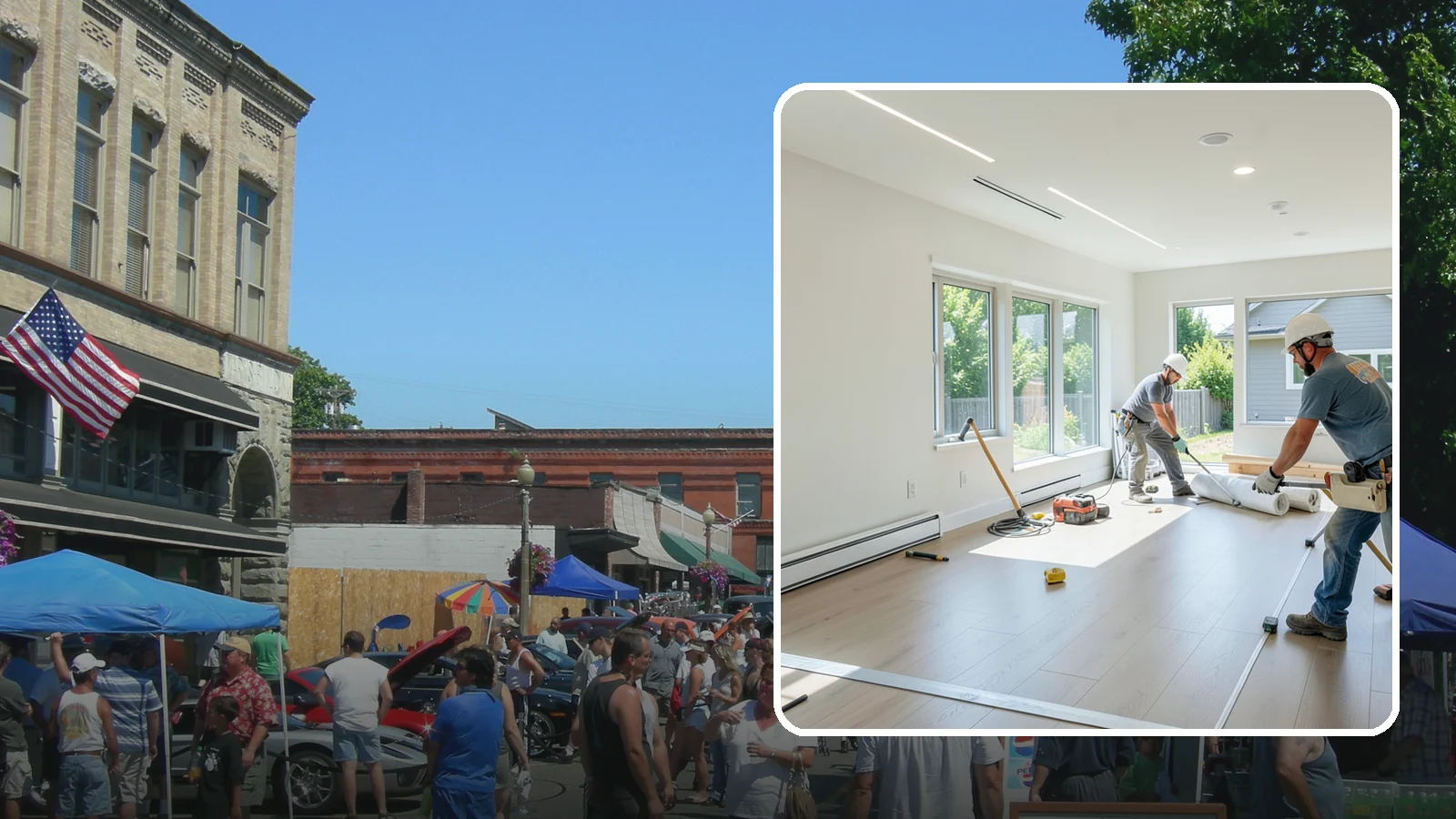 Tenant Improvement in Snohomish, Snohomish County, WA - Build-out of leased commercial space to fit a new tenant's operations and brand.