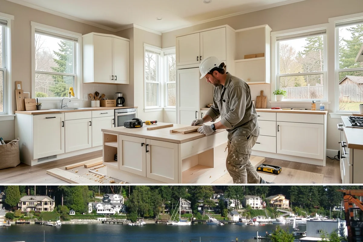Termite Damage Repair in Gig Harbor, Pierce County, WA - Repairs are scheduled once treatment is complete, in any season.