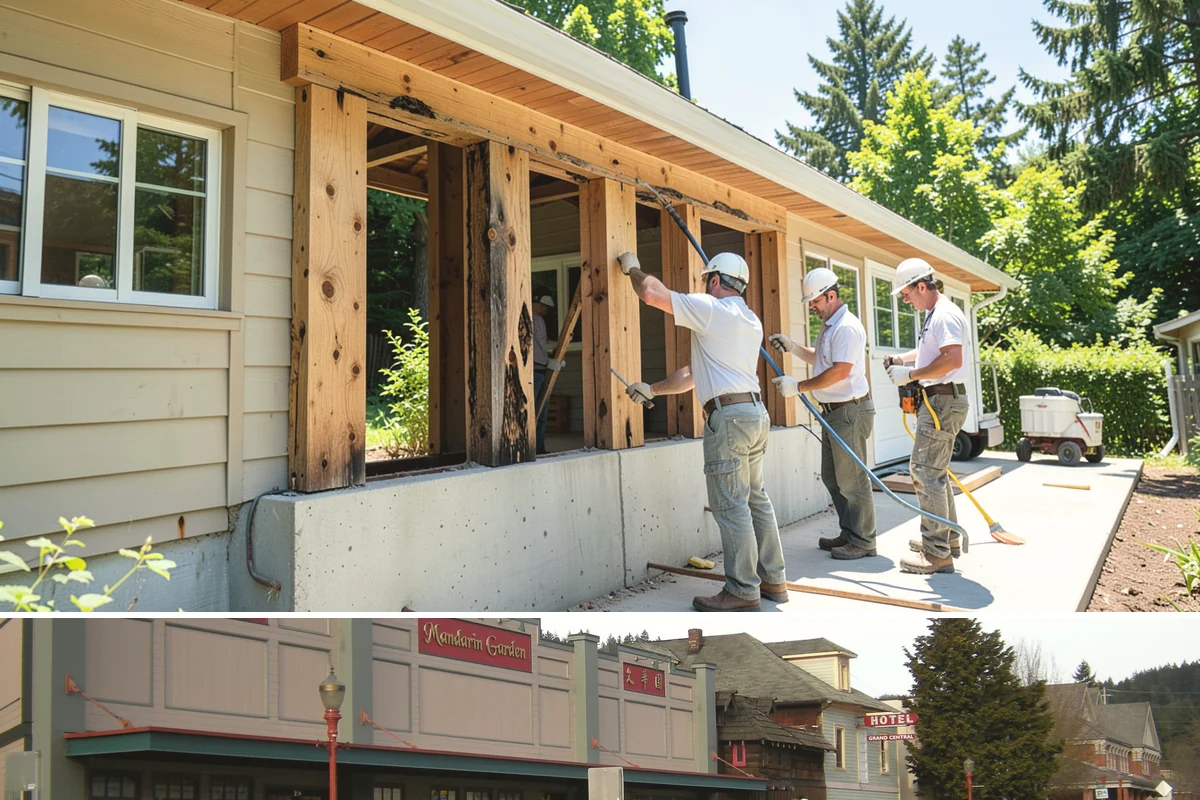 Termite Damage Repair in Issaquah, King County, WA - Repairs are scheduled once treatment is complete, in any season.