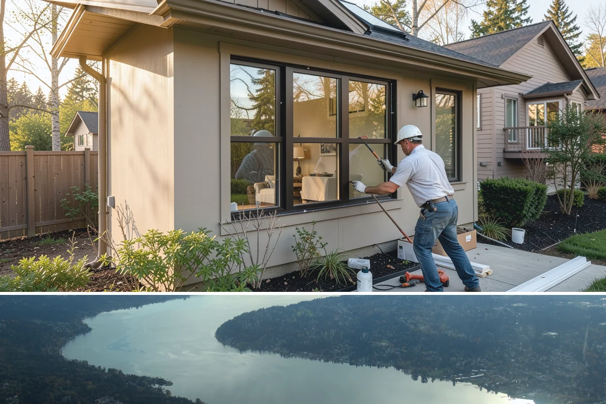 Termite Damage Repair in Sammamish, King County, WA - Repairs are scheduled once treatment is complete, in any season.