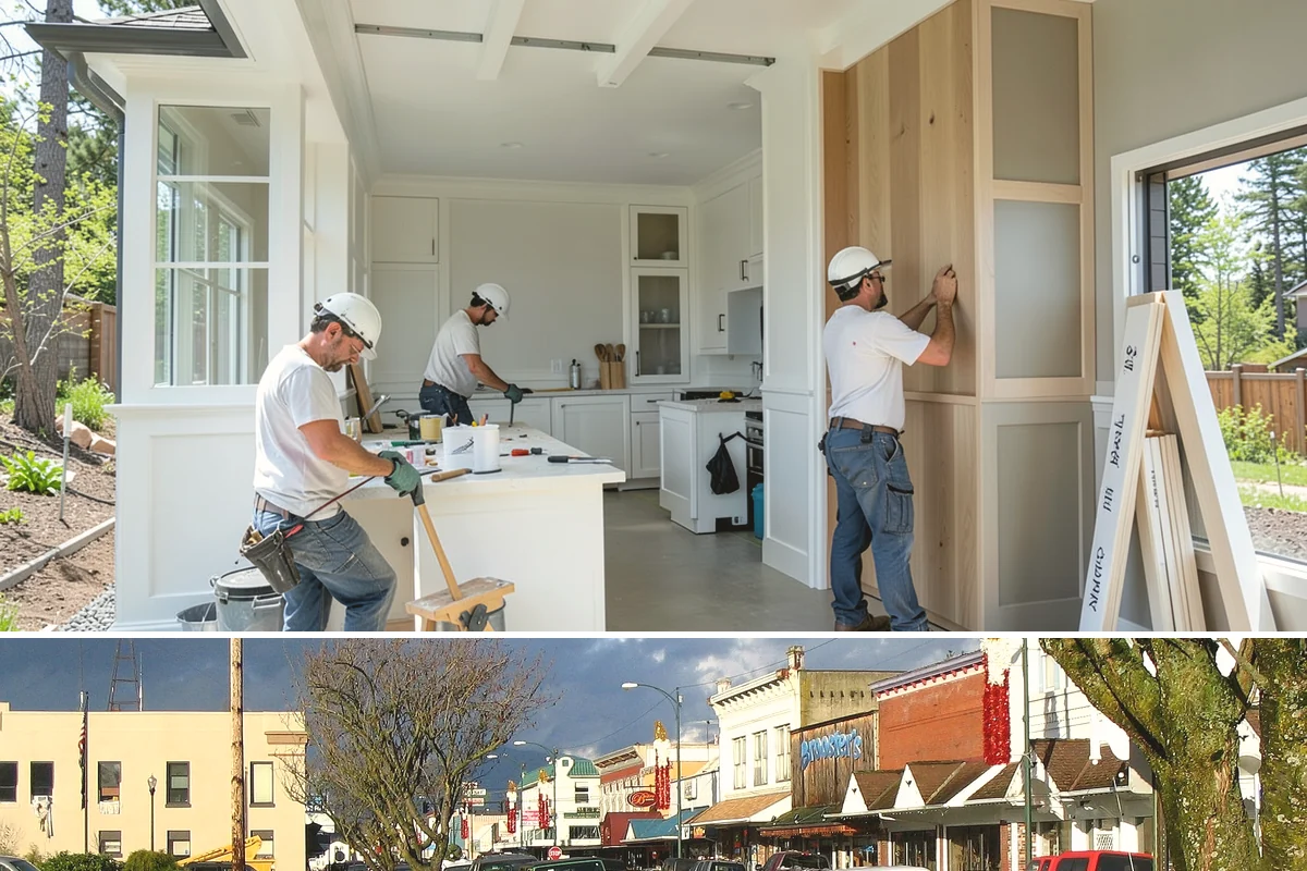 Texture Matching in Arlington, Snohomish County, WA - Texture matching is a year-round indoor task, convenient during the wet Pacific Northwest season.