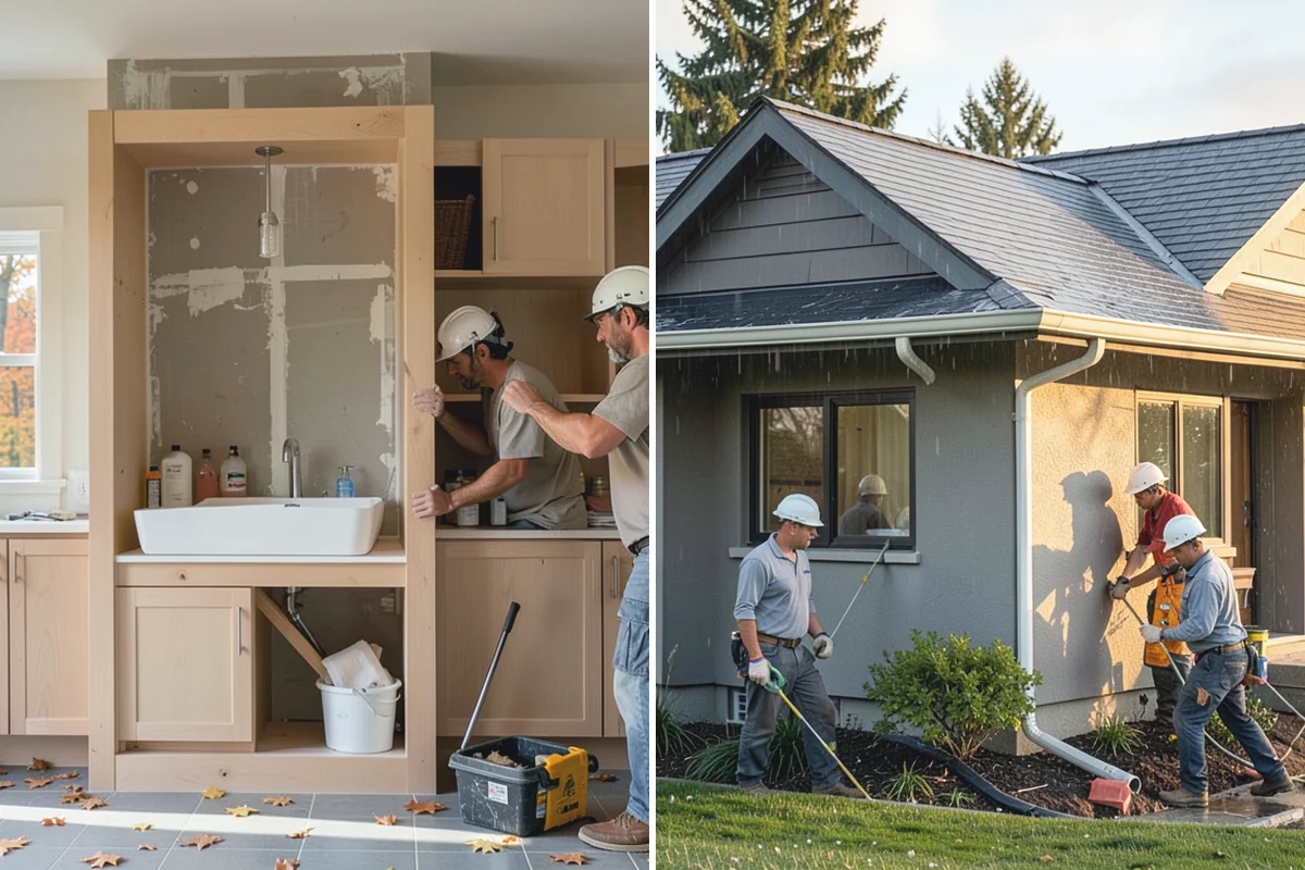 Texture Matching in Auburn, King County, WA - Study the existing texture around the repair