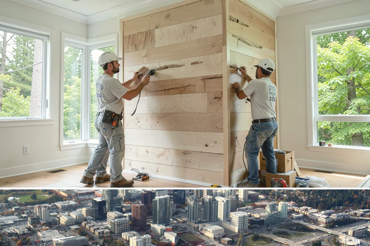 Texture Matching in Bellevue, King County, WA - Texture matching is a year-round indoor task, convenient during the wet Pacific Northwest season.
