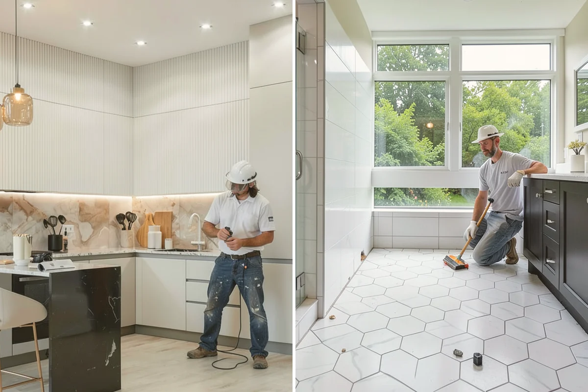 Texture Matching in Bothell, King County, WA - Study the existing texture around the repair