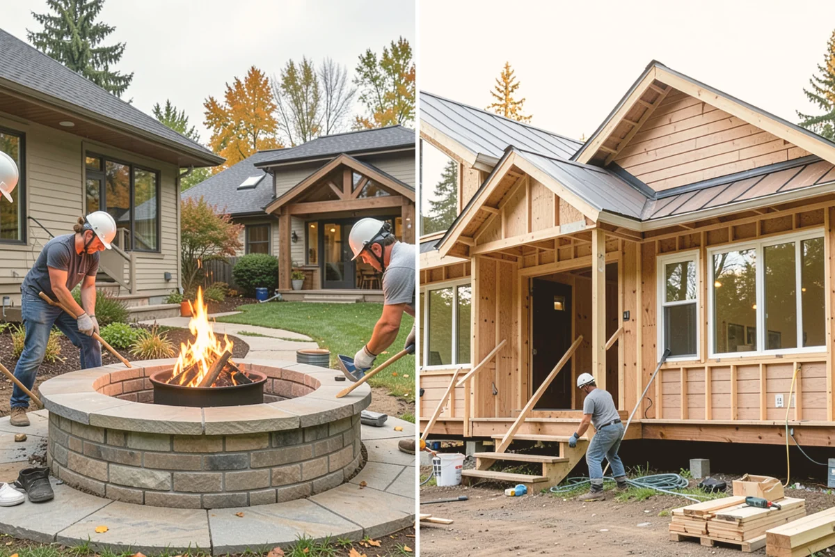 Texture Matching in Brier, Snohomish County, WA - Study the existing texture around the repair