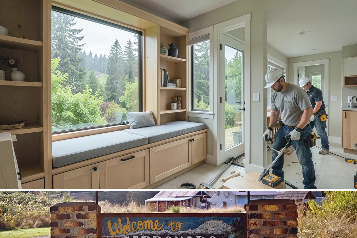 Texture Matching in Carbonado, Pierce County, WA - Texture matching is a year-round indoor task, convenient during the wet Pacific Northwest season.