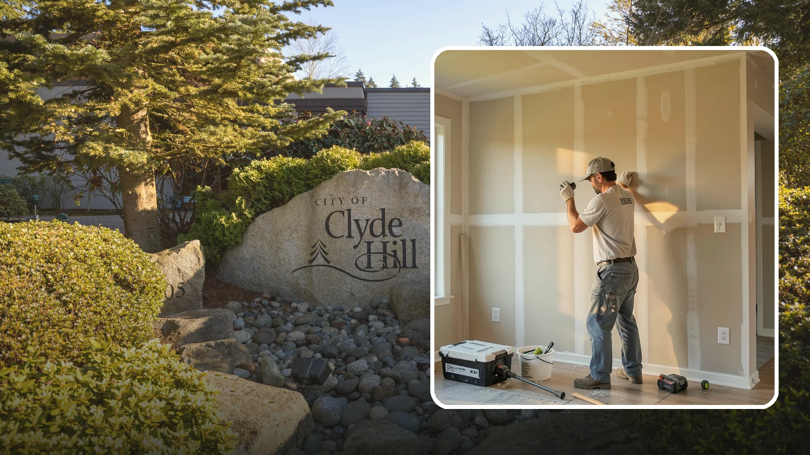 Texture Matching in Clyde Hill, King County, WA - Texture matching blends new drywall repairs into the surrounding wall or ceiling pattern.