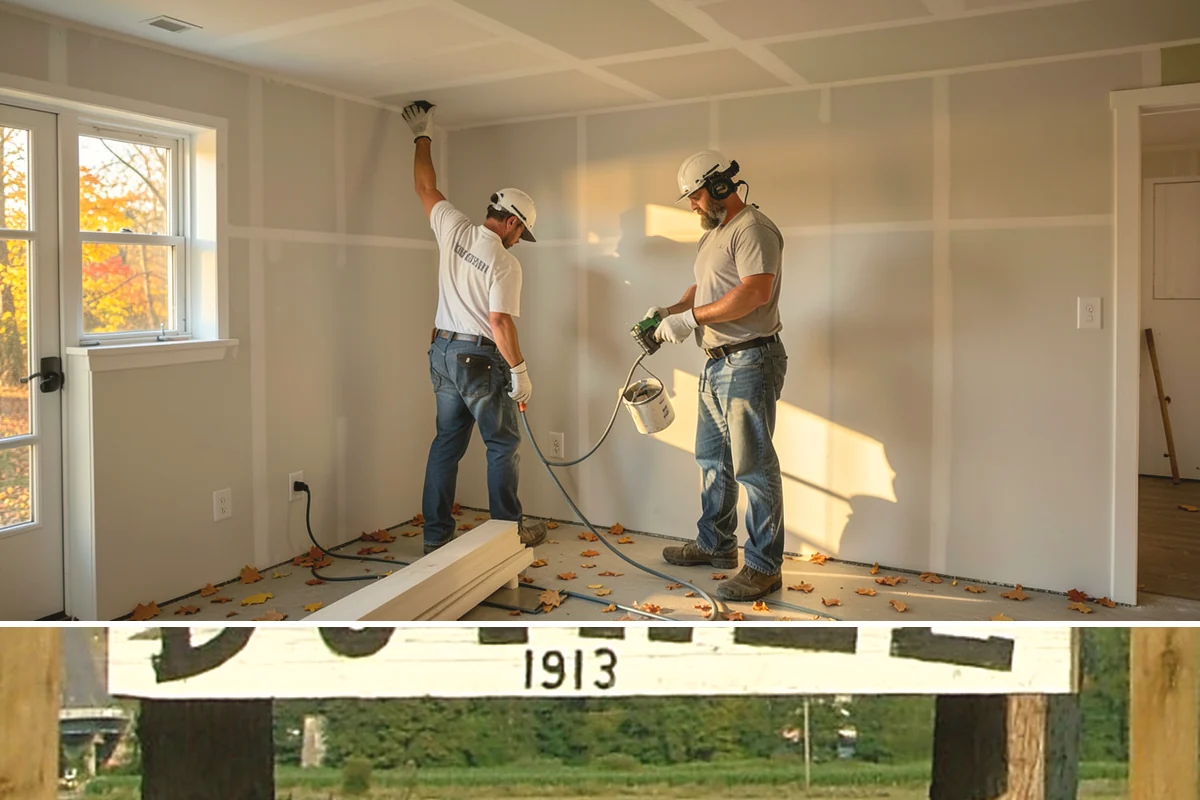 Texture Matching in Duvall, King County, WA - Texture matching is a year-round indoor task, convenient during the wet Pacific Northwest season.