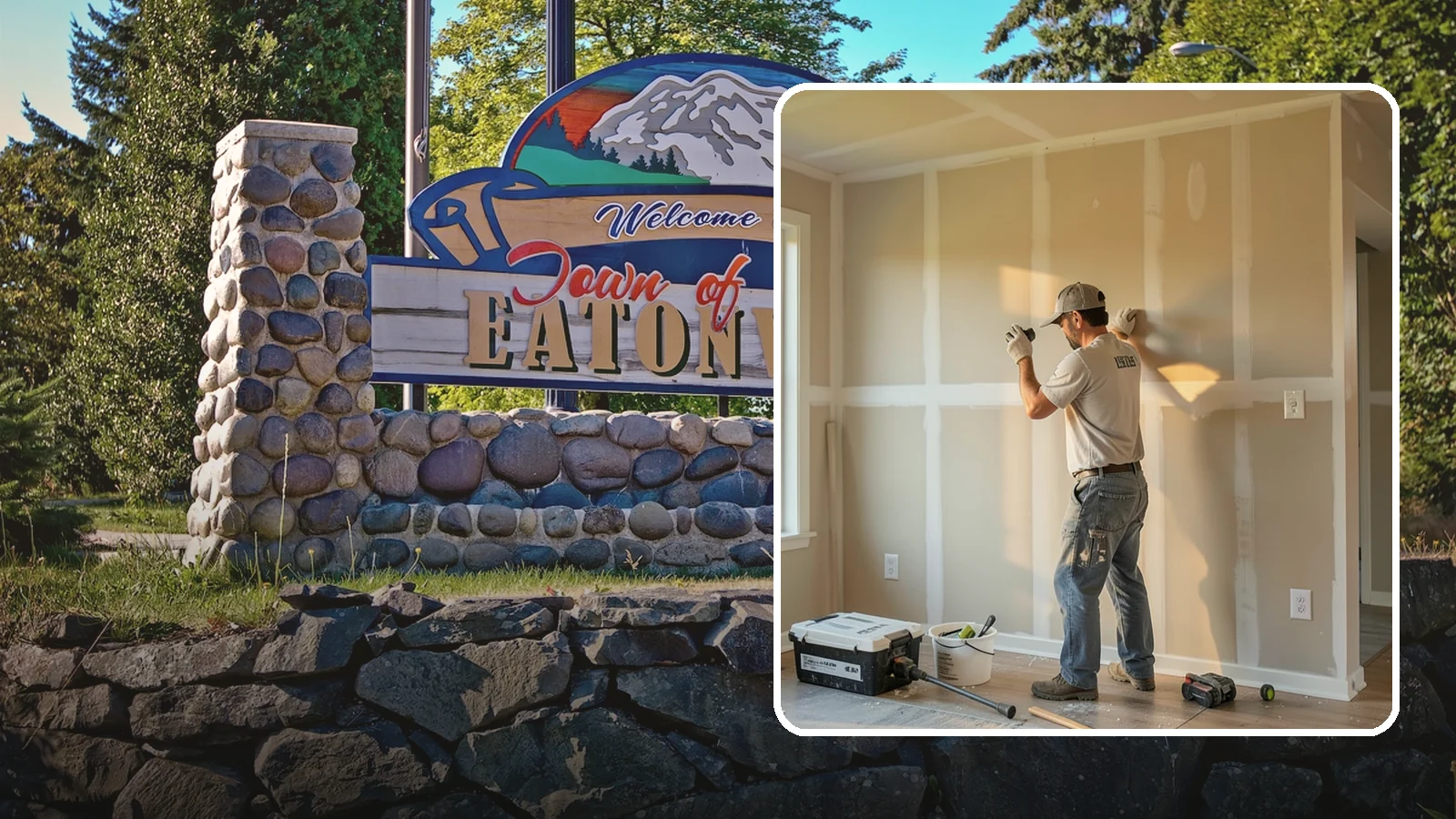 Texture Matching in Eatonville, Pierce County, WA - Texture matching blends new drywall repairs into the surrounding wall or ceiling pattern.