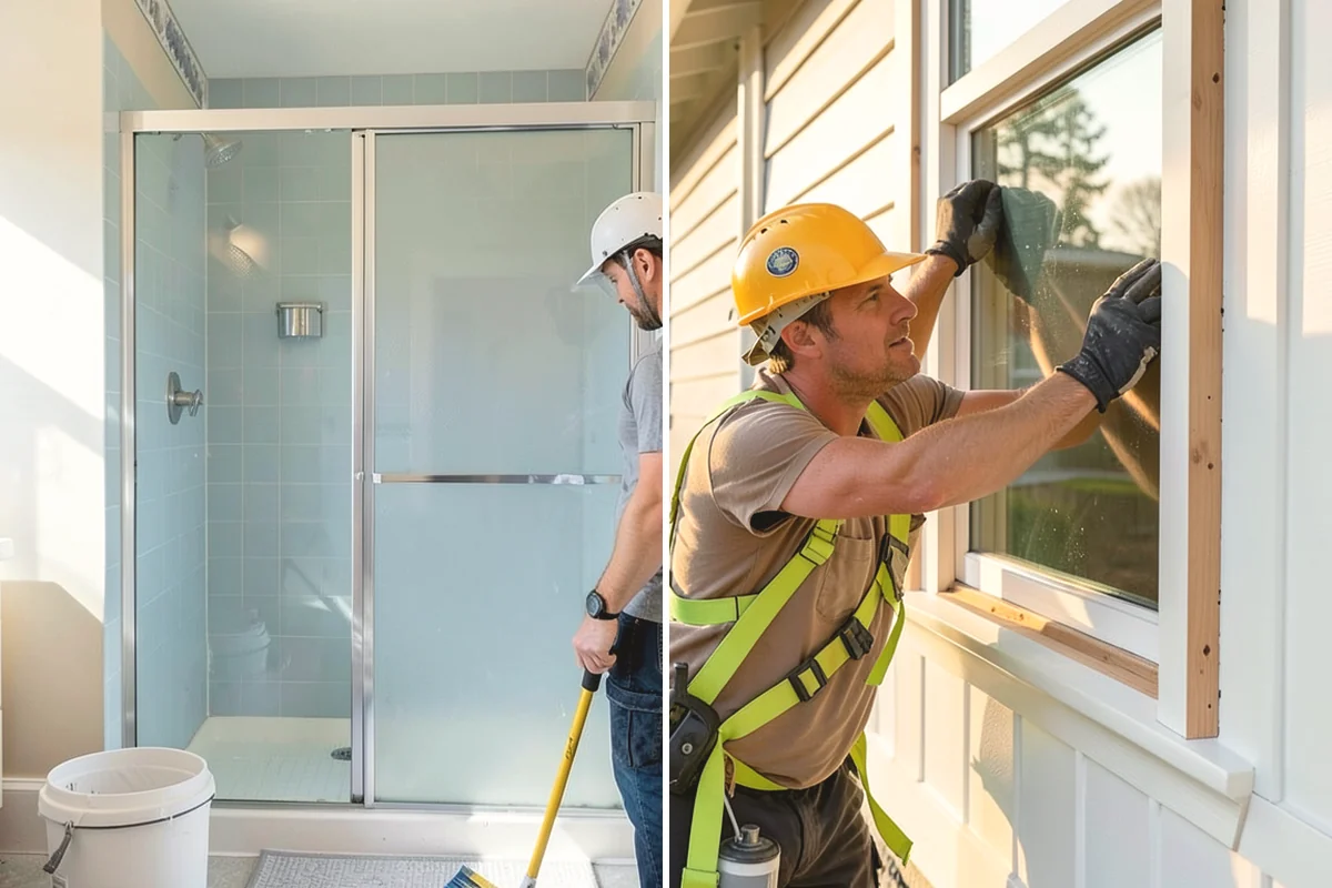 Texture Matching in Edgewood, Pierce County, WA - Study the existing texture around the repair