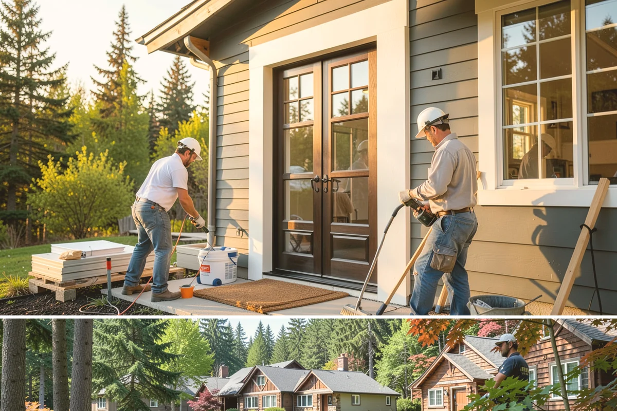 Texture Matching in Edgewood, Pierce County, WA - Texture matching is a year-round indoor task, convenient during the wet Pacific Northwest season.