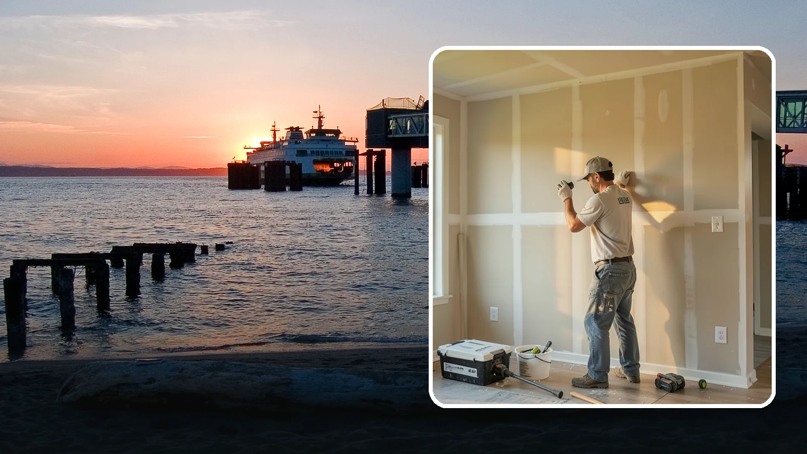 Texture Matching in Edmonds, Snohomish County, WA - Texture matching blends new drywall repairs into the surrounding wall or ceiling pattern.