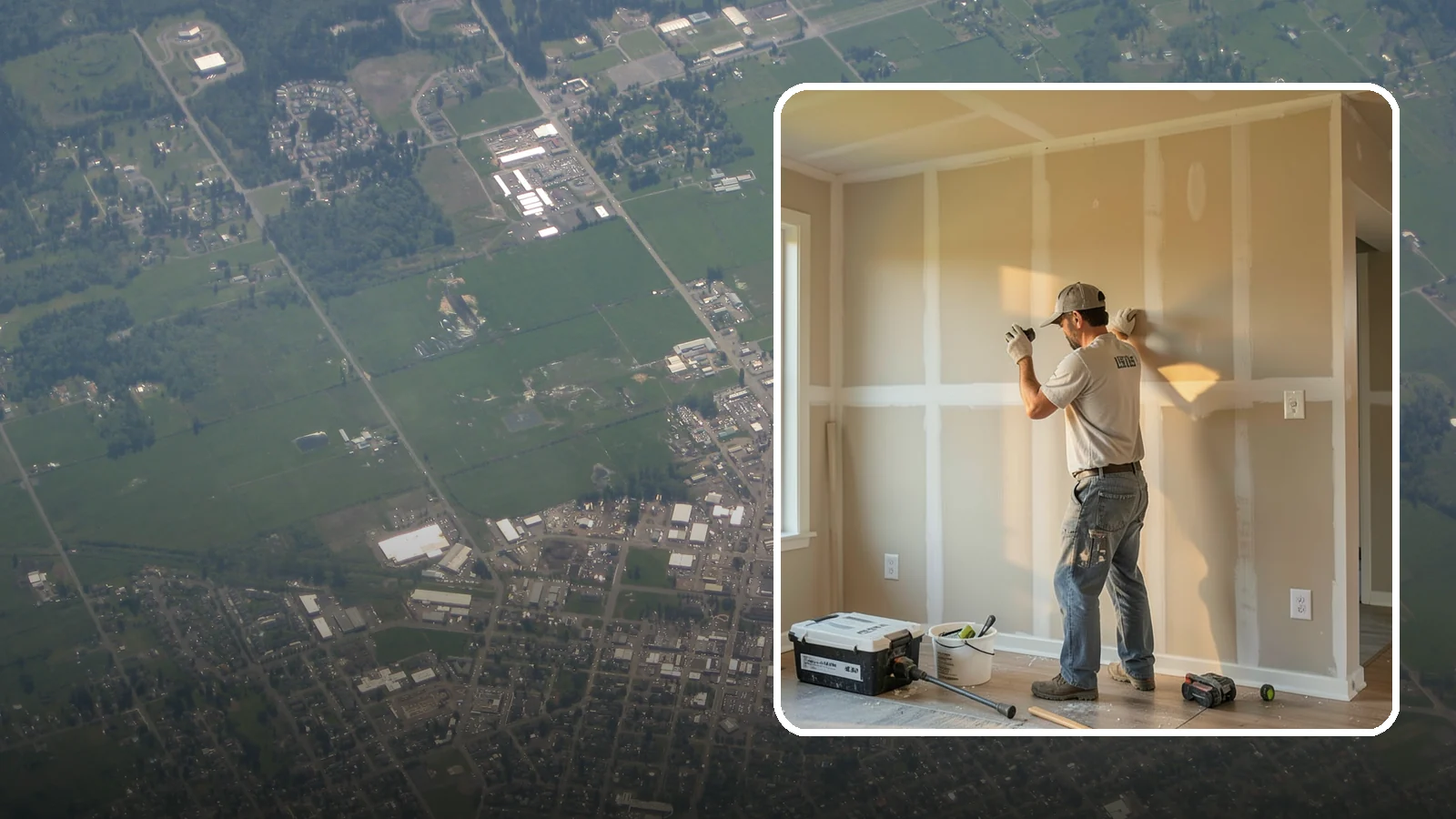 Texture Matching in Enumclaw, King County, WA - Texture matching blends new drywall repairs into the surrounding wall or ceiling pattern.