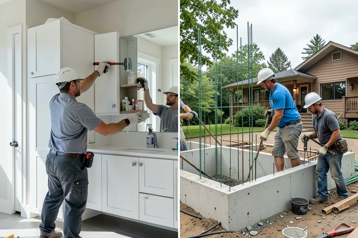 Texture Matching in Enumclaw, King County, WA - Study the existing texture around the repair
