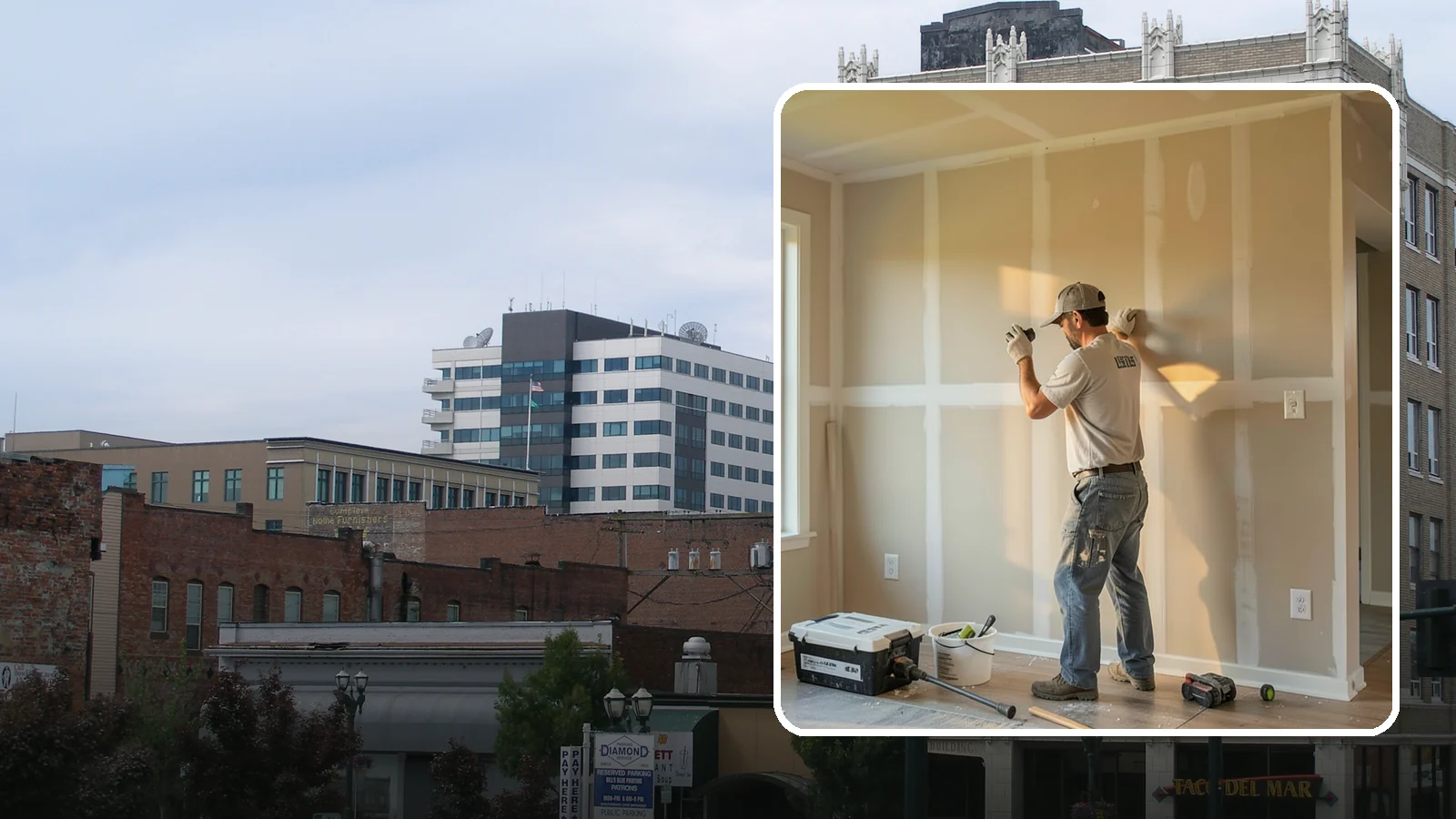 Texture Matching in Everett, Snohomish County, WA - Texture matching blends new drywall repairs into the surrounding wall or ceiling pattern.