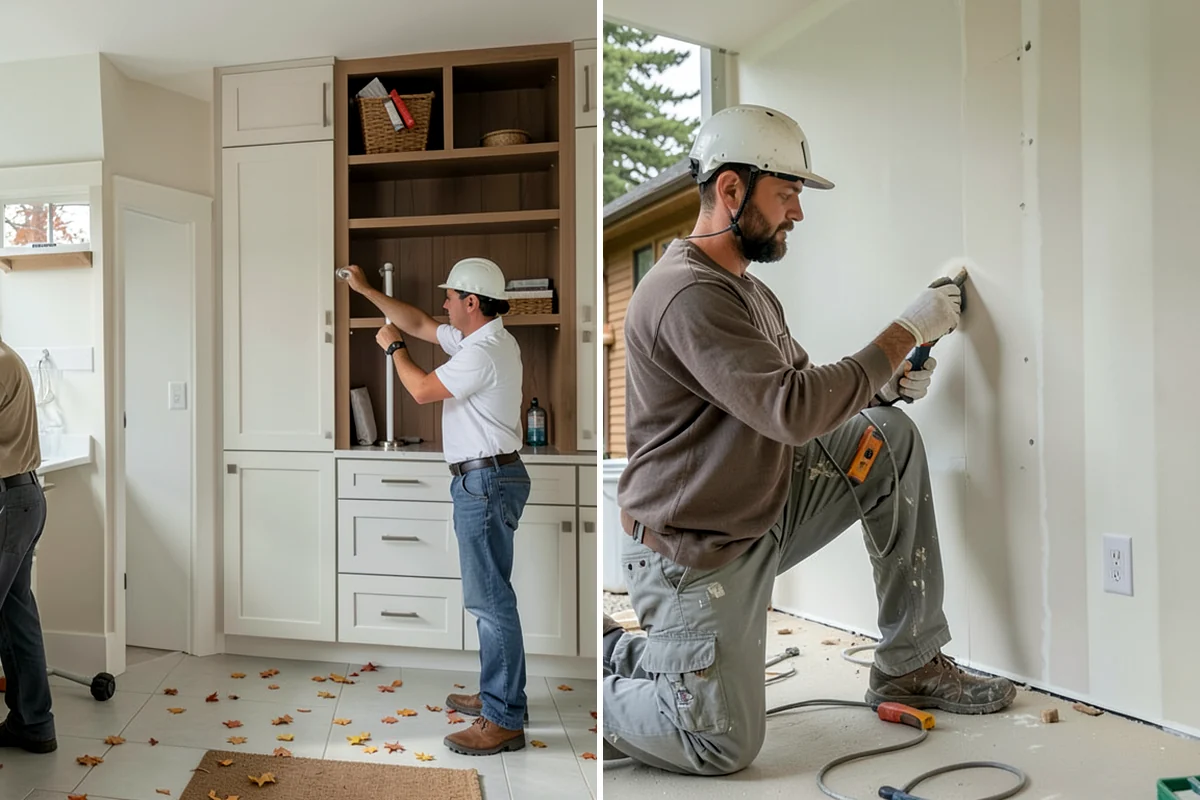 Texture Matching in Everett, Snohomish County, WA - Study the existing texture around the repair
