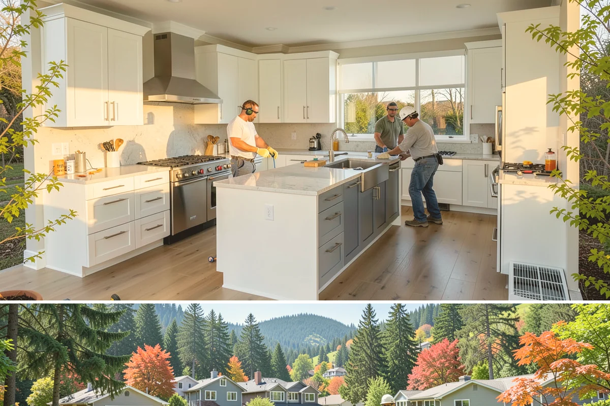 Texture Matching in Fircrest, Pierce County, WA - Texture matching is a year-round indoor task, convenient during the wet Pacific Northwest season.