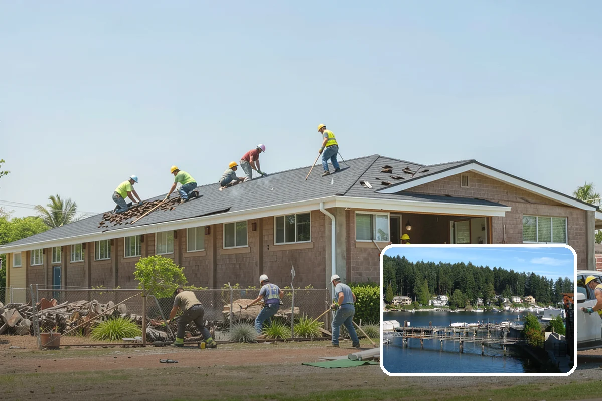 Texture Matching in Gig Harbor, Pierce County, WA - Precise reproduction of existing texture patterns