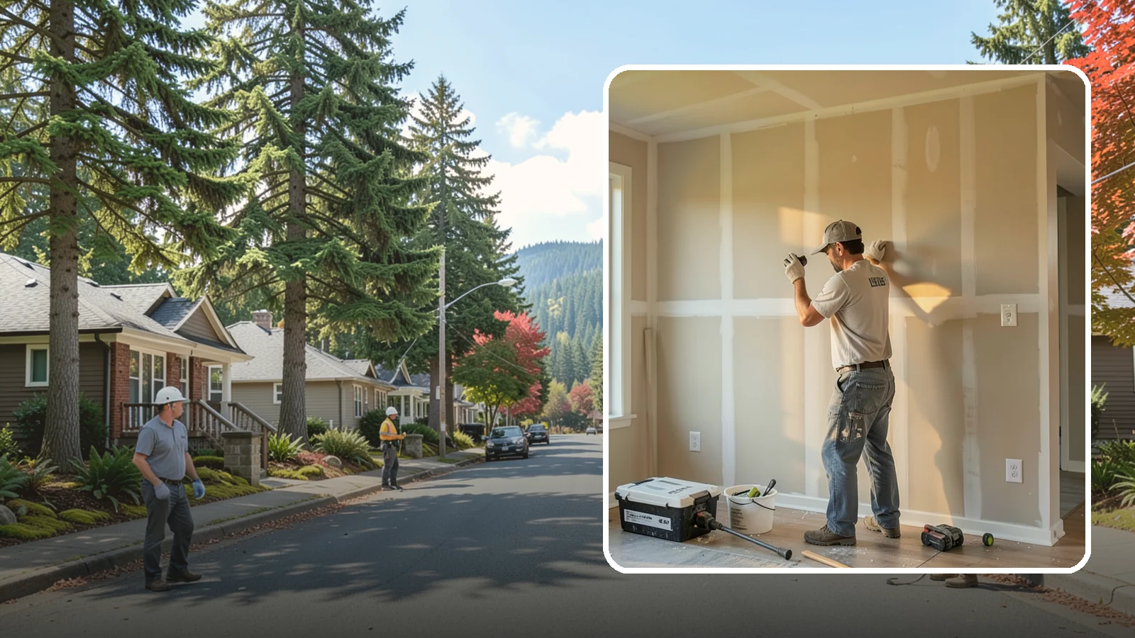 Texture Matching in Hunts Point, King County, WA - Texture matching blends new drywall repairs into the surrounding wall or ceiling pattern.