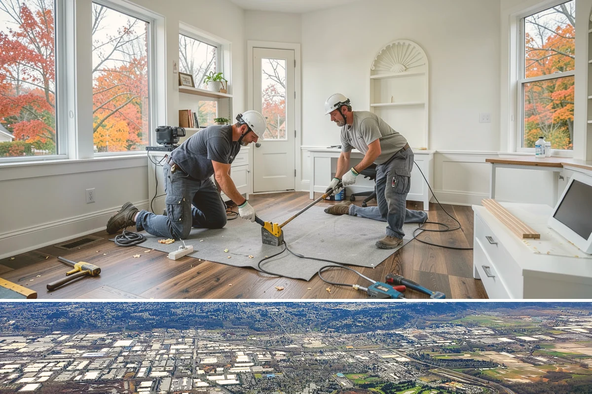 Texture Matching in Kent, King County, WA - Texture matching is a year-round indoor task, convenient during the wet Pacific Northwest season.