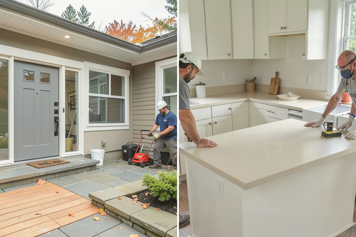 Texture Matching in Kirkland, King County, WA - Study the existing texture around the repair