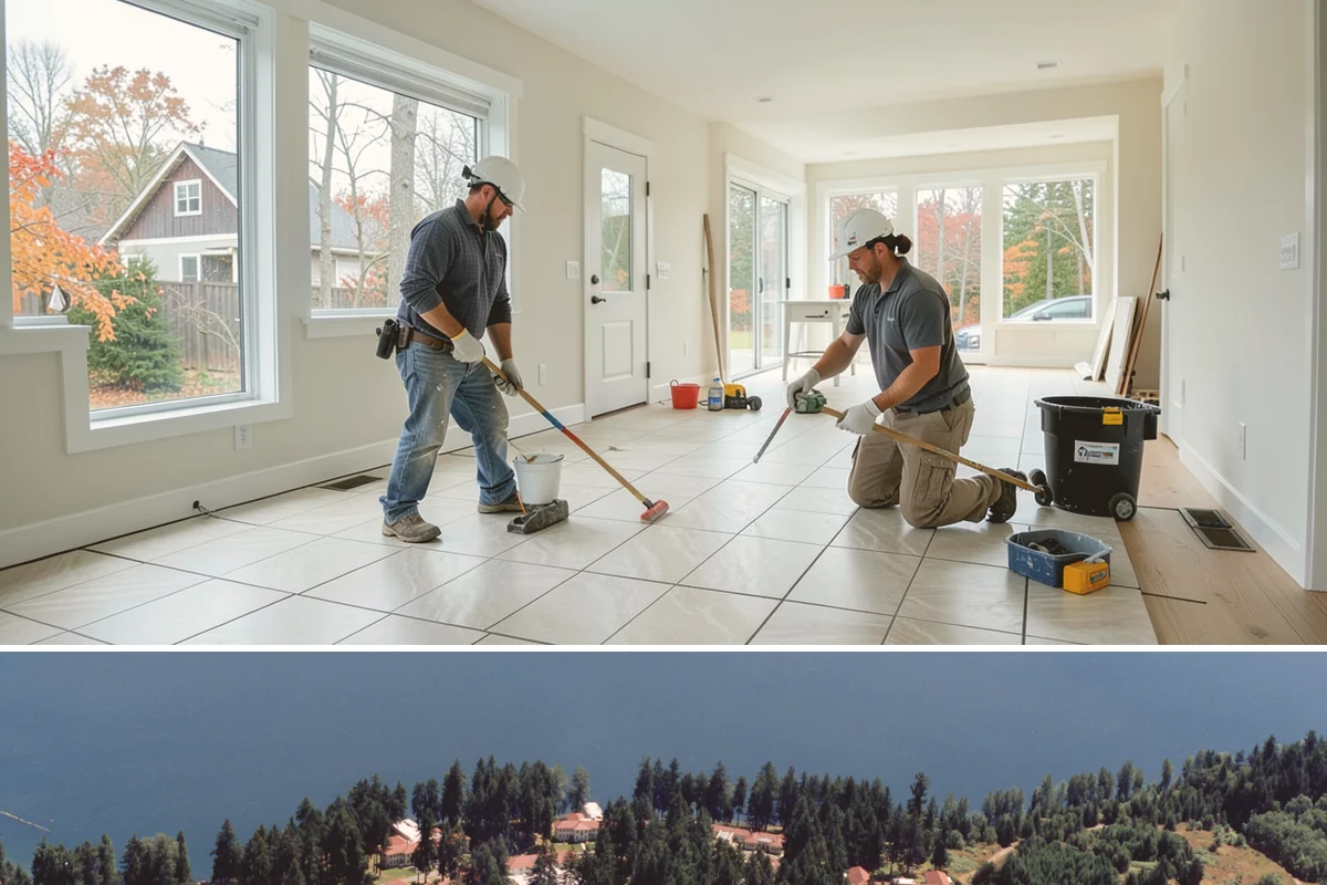 Texture Matching in Lakewood, Pierce County, WA - Texture matching is a year-round indoor task, convenient during the wet Pacific Northwest season.
