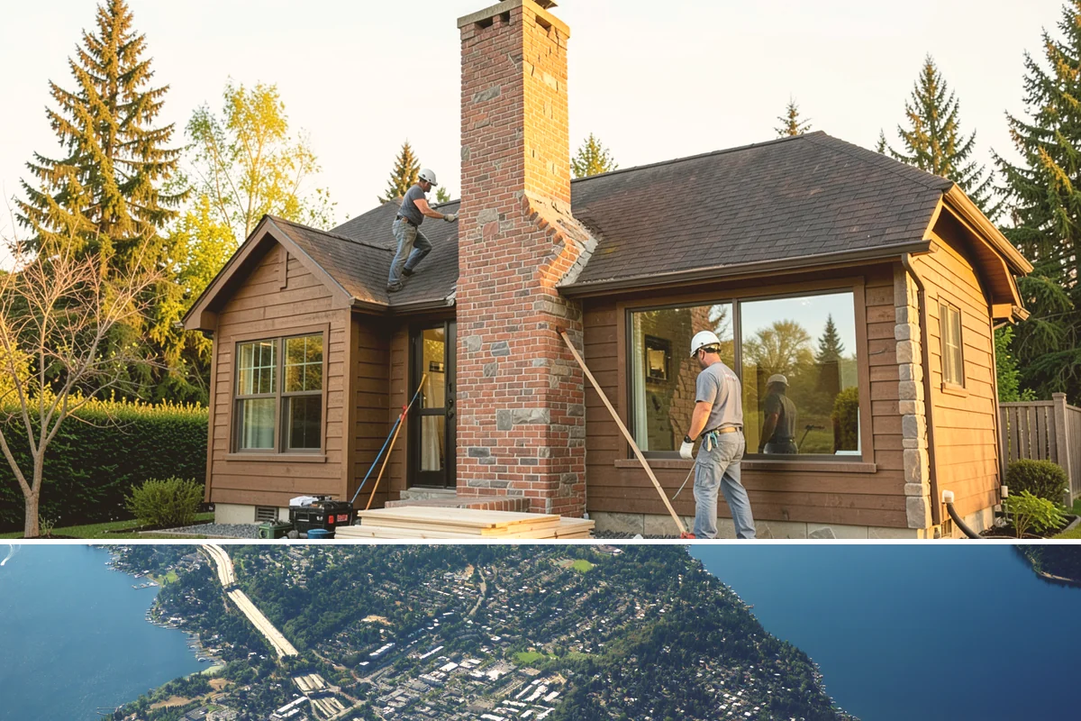 Texture Matching in Mercer Island, King County, WA - Texture matching is a year-round indoor task, convenient during the wet Pacific Northwest season.