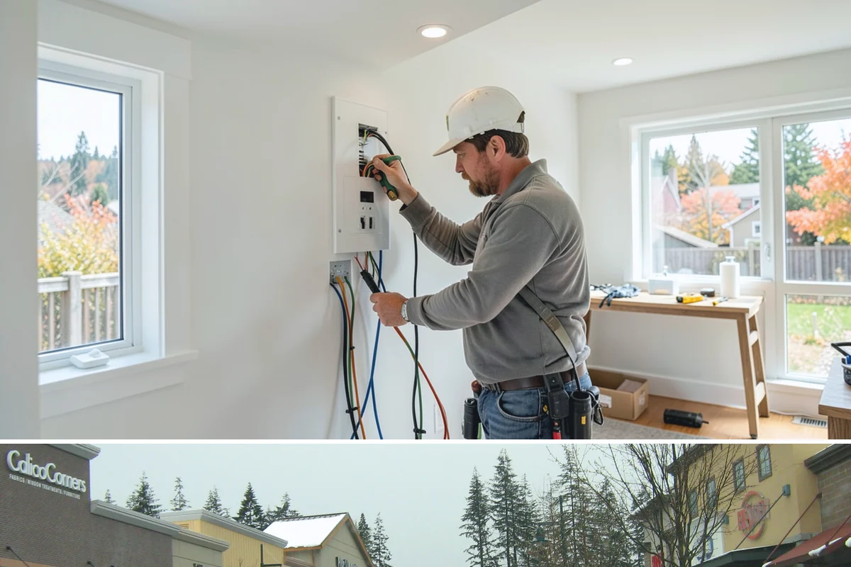 Texture Matching in Mill Creek, Snohomish County, WA - Texture matching is a year-round indoor task, convenient during the wet Pacific Northwest season.