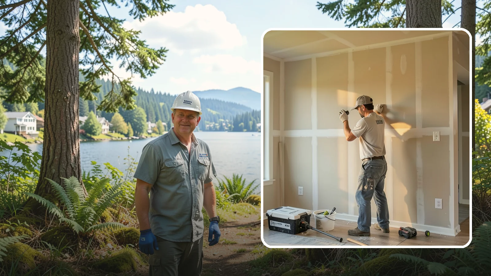 Texture Matching in Milton, King County, WA - Texture matching blends new drywall repairs into the surrounding wall or ceiling pattern.