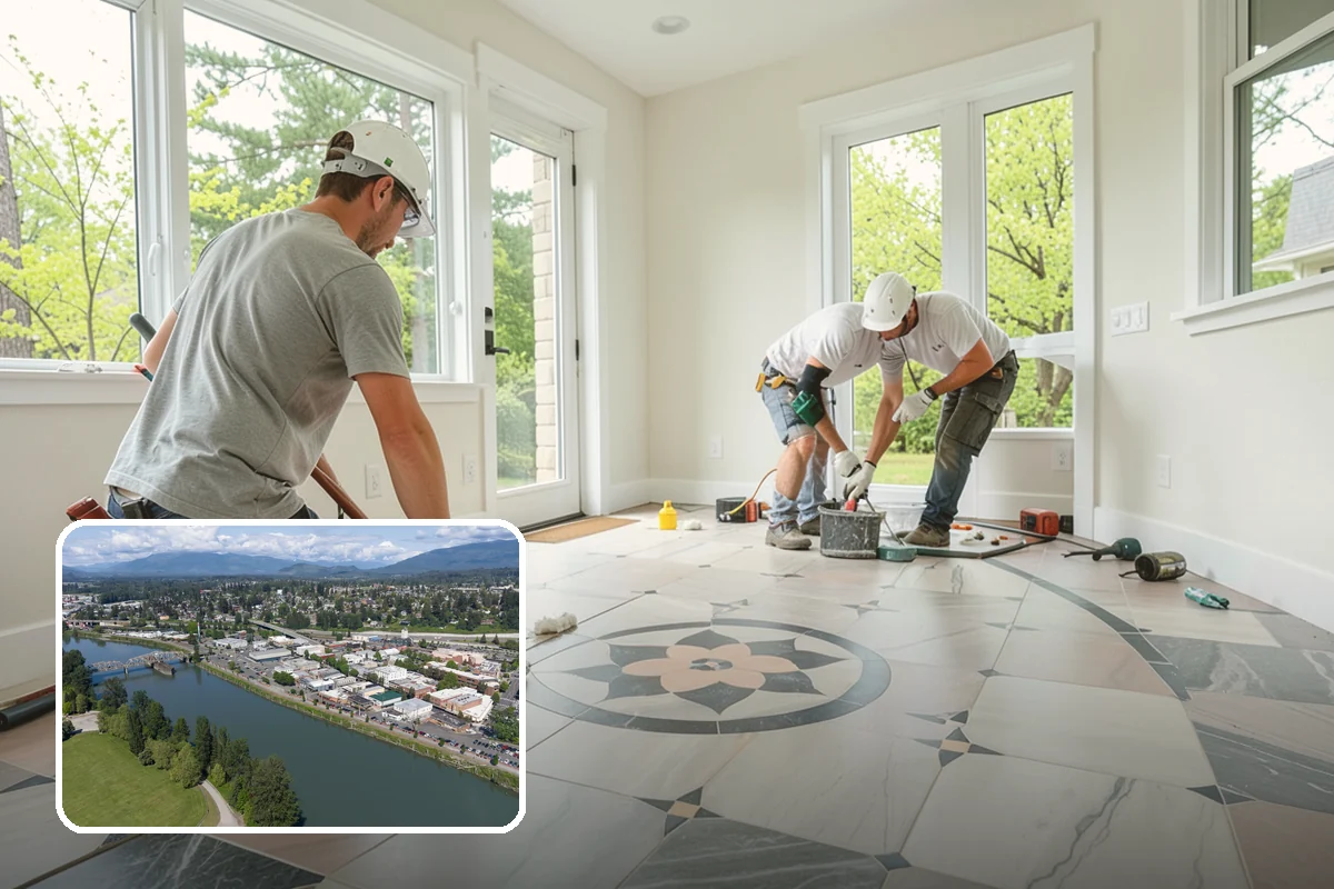Texture Matching in Mount Vernon, Skagit County, WA - Precise reproduction of existing texture patterns