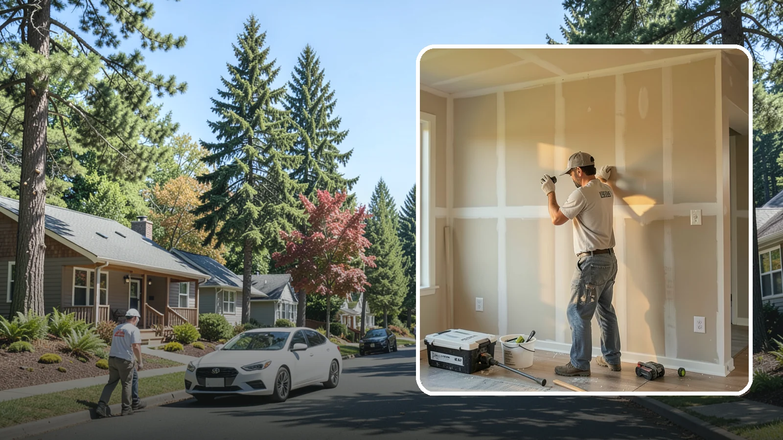 Texture Matching in Orting, Pierce County, WA - Texture matching blends new drywall repairs into the surrounding wall or ceiling pattern.