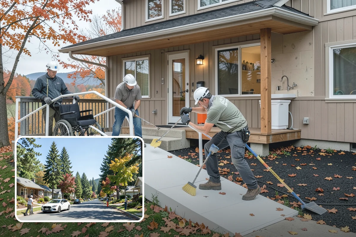 Texture Matching in Orting, Pierce County, WA - Precise reproduction of existing texture patterns