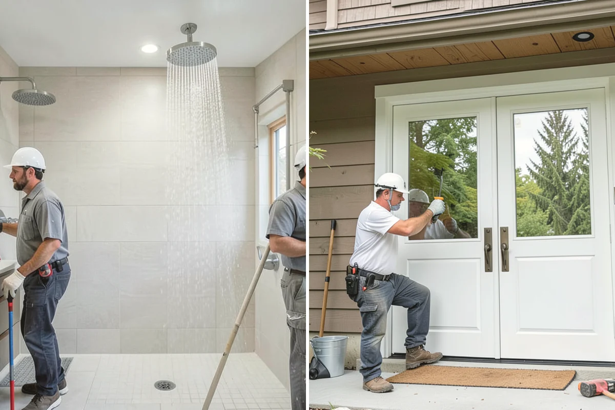 Texture Matching in Ruston, Pierce County, WA - Study the existing texture around the repair