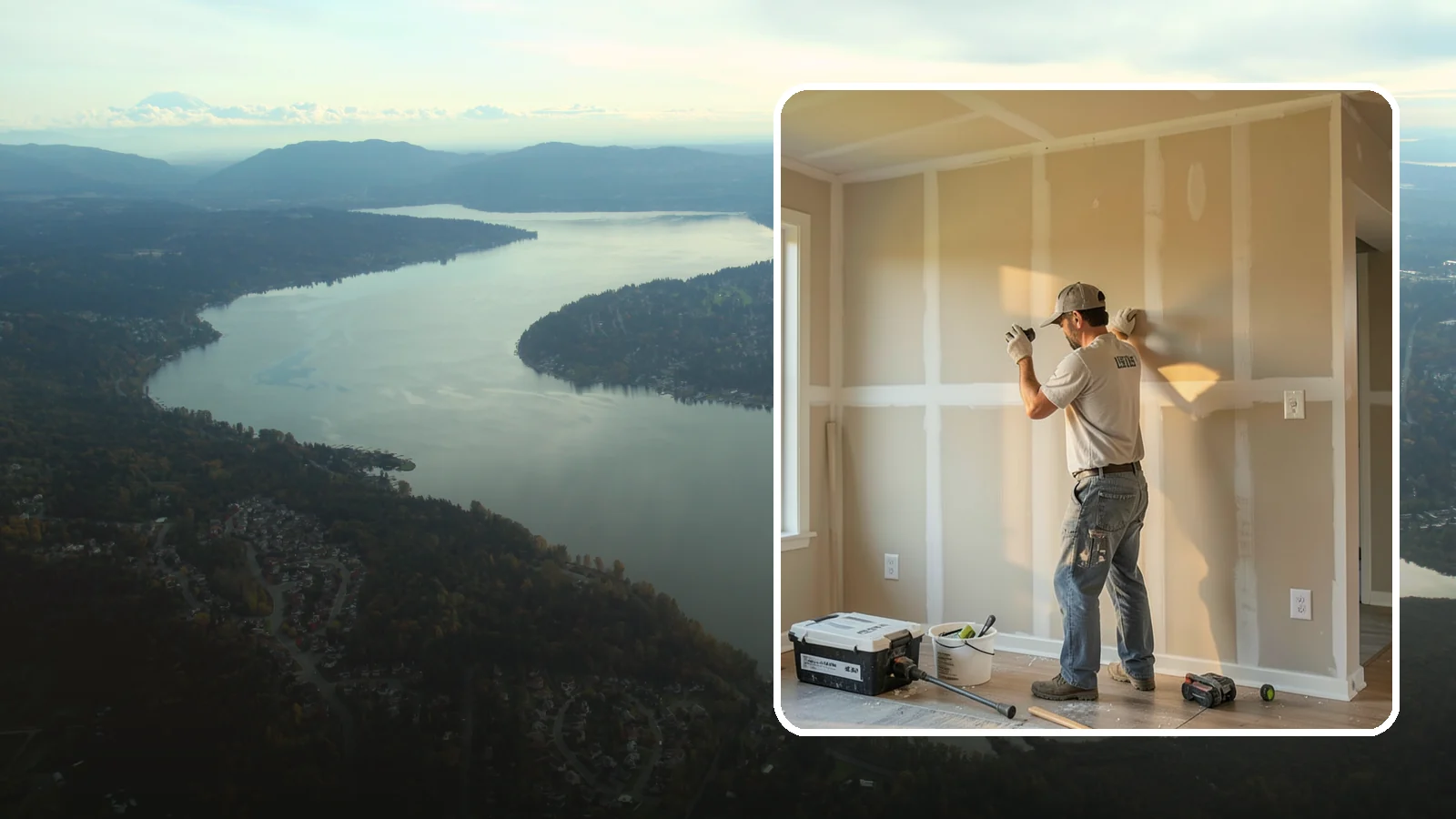 Texture Matching in Sammamish, King County, WA - Texture matching blends new drywall repairs into the surrounding wall or ceiling pattern.