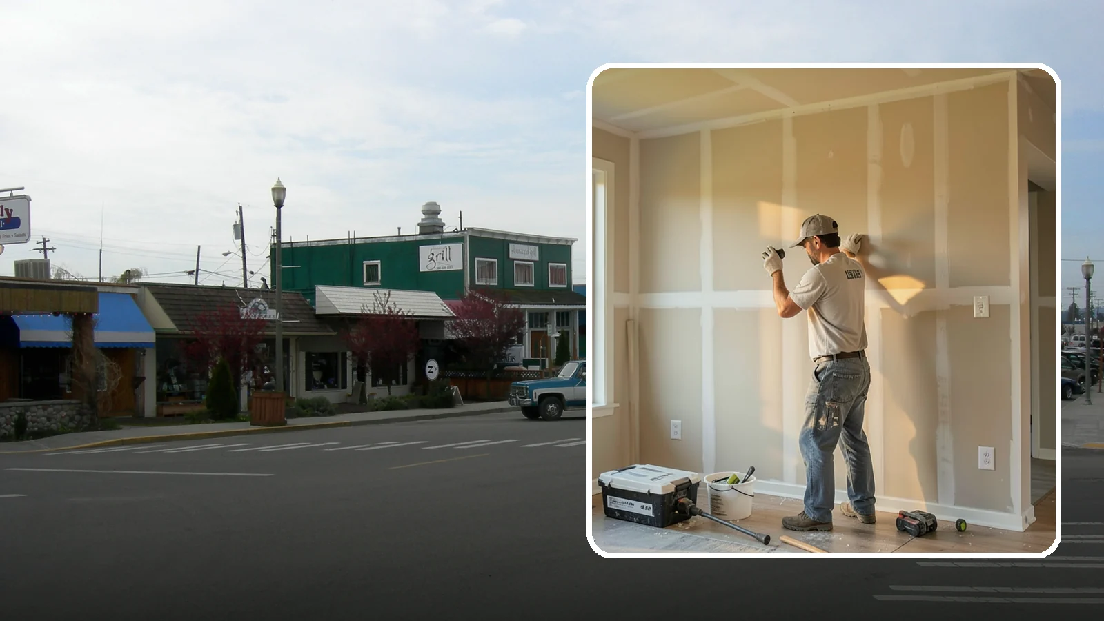 Texture Matching in Stanwood, Snohomish County, WA - Texture matching blends new drywall repairs into the surrounding wall or ceiling pattern.