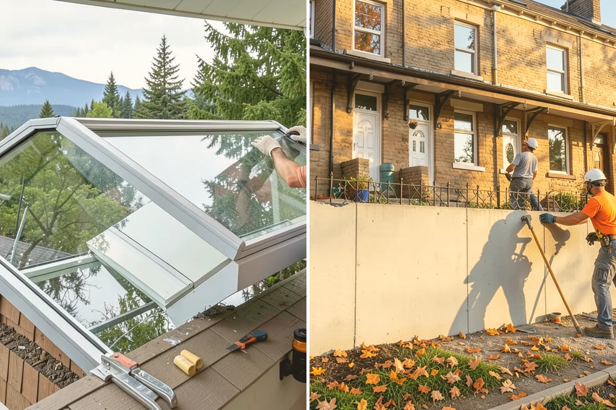 Texture Matching in Stanwood, Snohomish County, WA - Study the existing texture around the repair