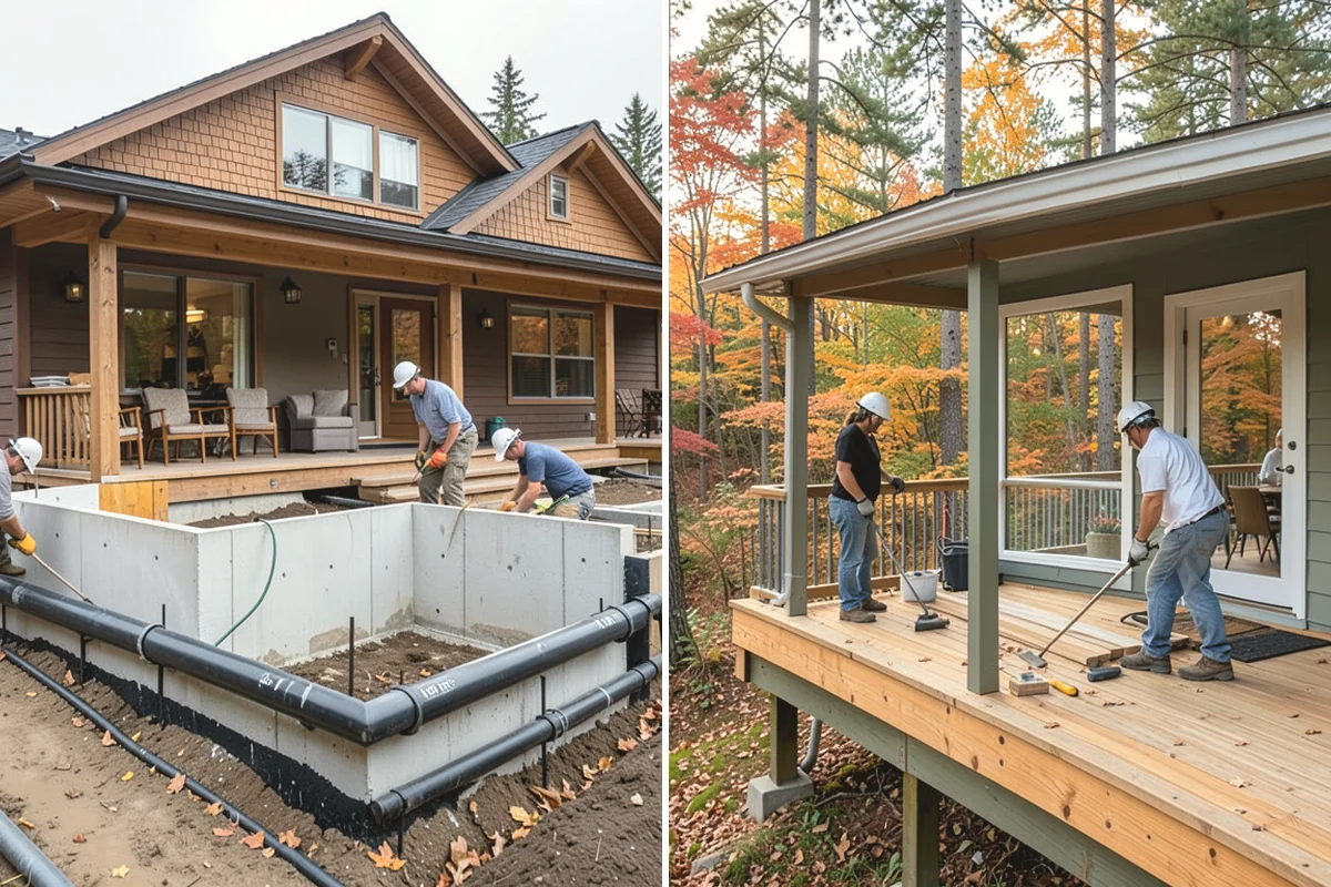 Texture Matching in Tacoma, Pierce County, WA - Study the existing texture around the repair