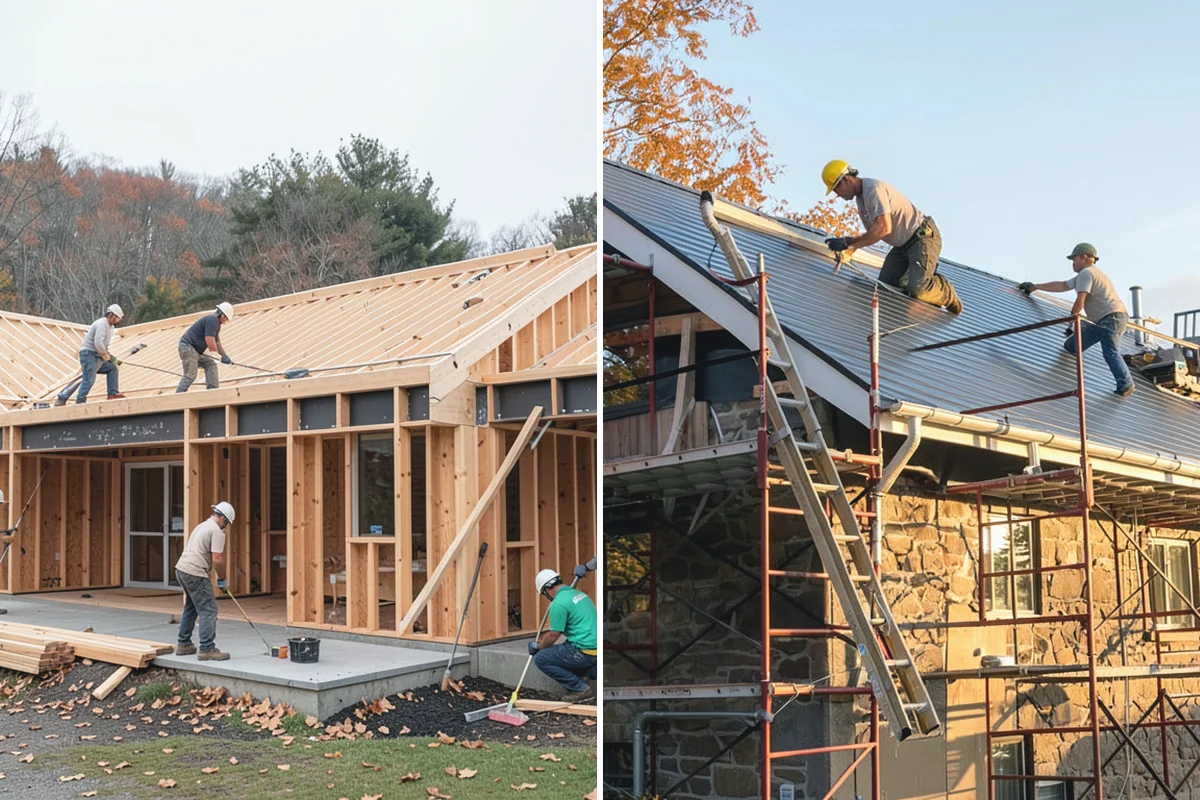 Texture Matching in Wilkeson, Pierce County, WA - Study the existing texture around the repair
