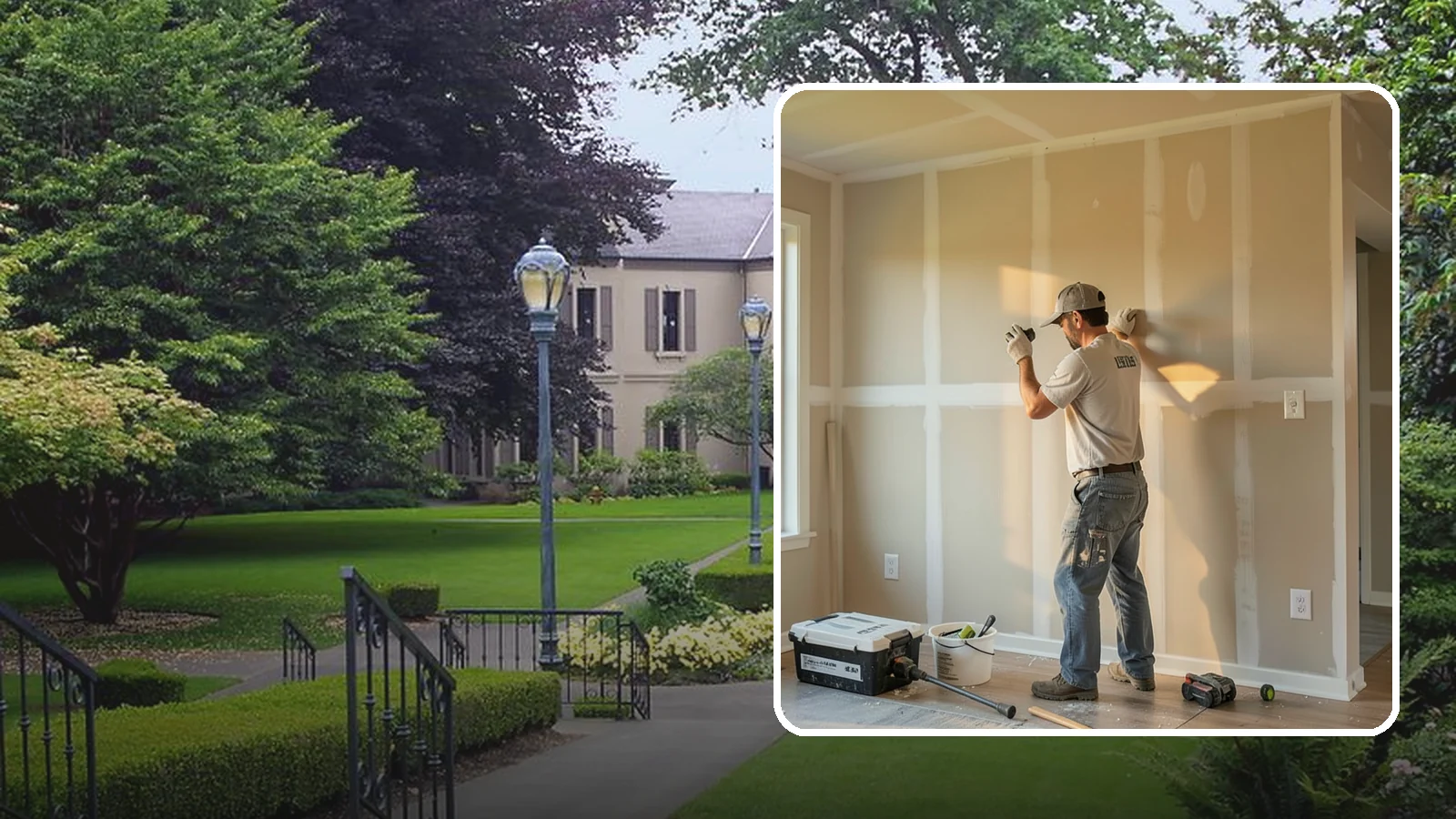 Texture Matching in Woodinville, King County, WA - Texture matching blends new drywall repairs into the surrounding wall or ceiling pattern.